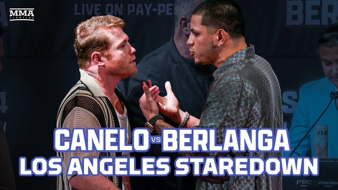 The Intense Faceoff: Canelo Alvarez vs. Edgar Berlanga – A Closer Look