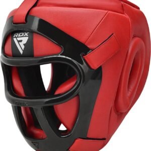 RDX Boxing Headgear MMA Muay Thai, Removable Face Grill, Head Gear for Sparring Grappling Martial Arts Kickboxing Taekwondo Karate BJJ Training