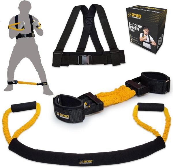 | Shadow Boxer Pro | Boxing Resistance Bands Set for Shadow Boxing, Comes with Ankle Cuffs | Ideal Addition to Your Home Boxing Equipment