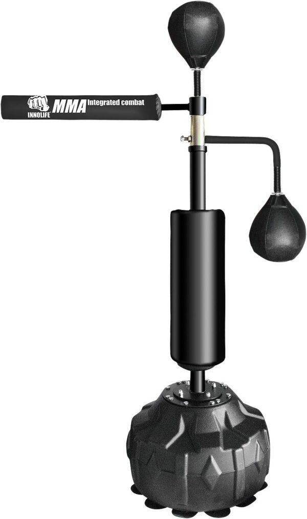 MMA Boxing Speed Trainer Punching Spinning Bar with Dual Punch Head