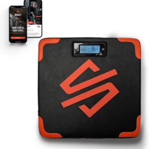 SQUATZ Portable Boxing Mat - Punching Unit with Advanced Digital Counter, Punching Mat for Strength Training, and Exercise, Automated Screen System, for Athletes and Beginners - Easy to Install