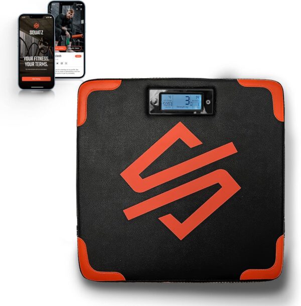 SQUATZ Portable Boxing Mat - Punching Unit with Advanced Digital Counter, Punching Mat for Strength Training, and Exercise, Automated Screen System, for Athletes and Beginners - Easy to Install