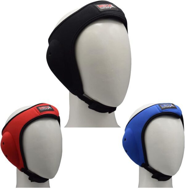 MRX MMA Ear Guards Kick Boxing Ju Jitsu Cage Wrestling Ear Protection Headgear with Adjustable Straps for Safe Head & Ear