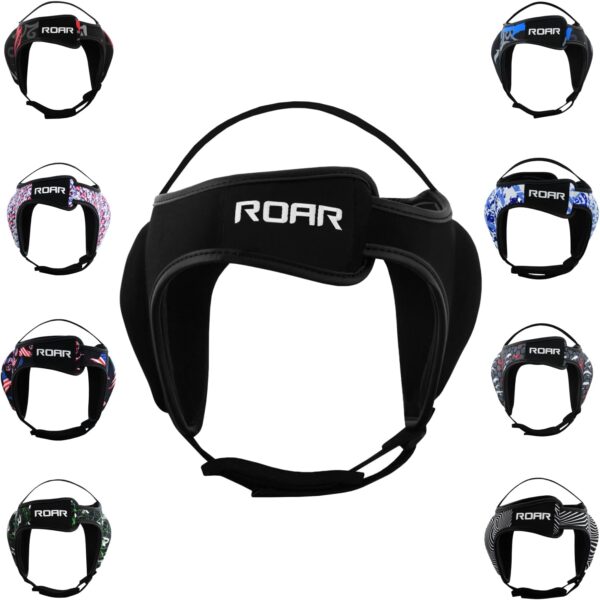 ROAR-INT Wrestling Headgear Men BJJ Ear Guard Protection MMA Grappling Cauliflower Helmet