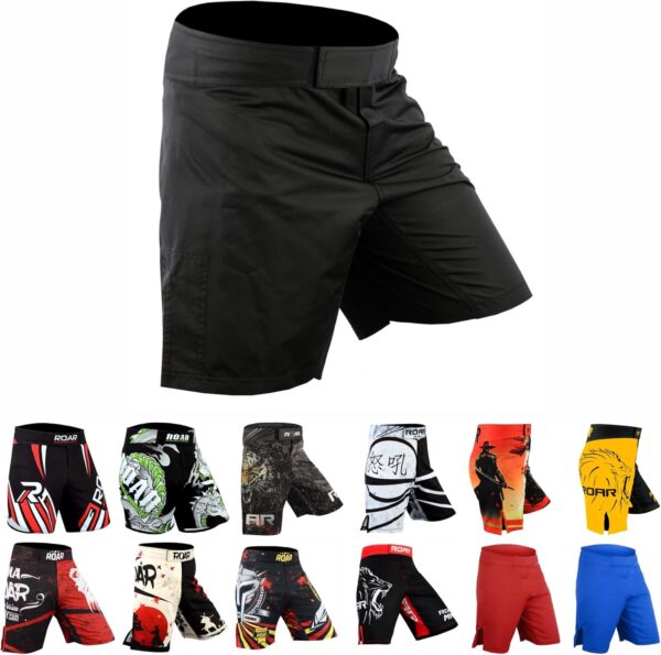 ROAR MMA Fight Shorts Grappling Muay Thai BJJ Training Jiu Jitsu No Gi Wear
