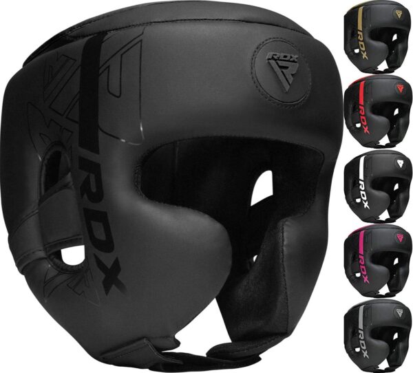 RDX Boxing Headgear, MMA Training, Adjustable Padded Kara,Muay Thai Headgear, Kickboxing, Sparring, Martial Arts, Karate, Taekwondo Helmet