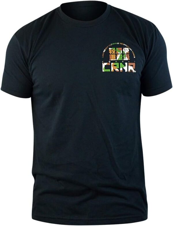 Combat Corner Tech Power T-Shirt | Mens Active Fitted Shirt | Casual Athletic Basic Tee Shirt