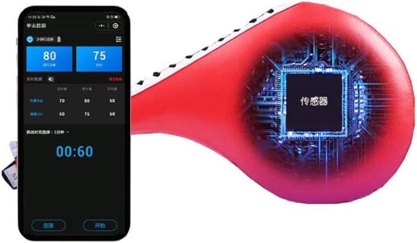 Force Test Kick pad Boxing Taekwondo Kickboxing Power Meter Paddle Impact Measure
