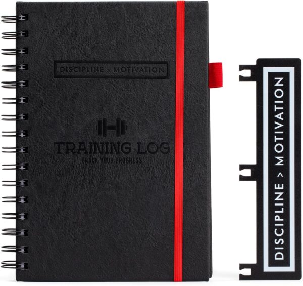 Hard Cover Fitness Journal- Workout Planner- Track Your Progress and Stay Consistent- Monthly, Weekly, and Daily Planner For Accountability and Developing Healthy Habits