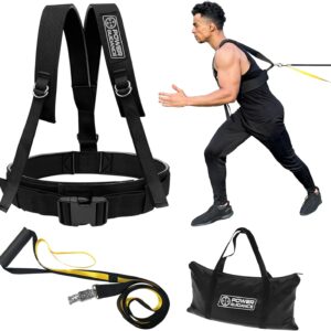 POWER GUIDANCE Speed Training Equipment/Overload Running Resistance & Release, Agility and Speed Equipment for Sprint Running and Football, Basketball, Soccer，Softball