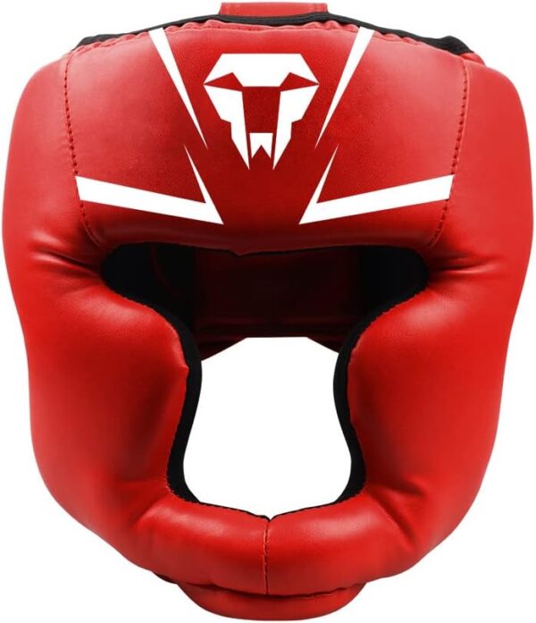 LangRay Boxing Headgear for Kids Adults: MMA Kickboxing Headgear with Mesh, Headgear for Sparring Karate Taekwondo Martial Arts