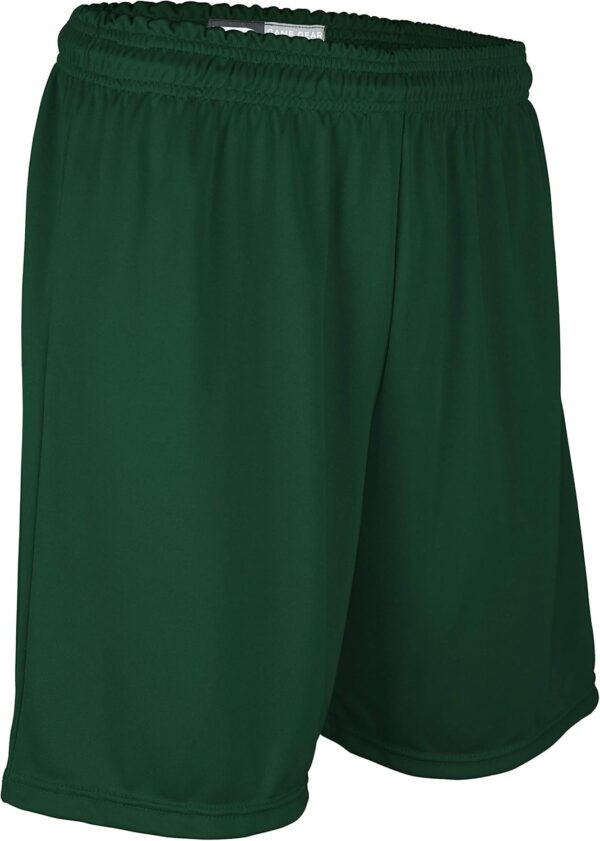 PT-6479-CB Men's Solid 9 Inch Fitness Short-Made with Moisture Wicking Performance Fabric-Basketball, Football, Cross Training, Lacrosse, Tennis, and Running-Sizes SM-XXXL (XX-Large, Forest Green)