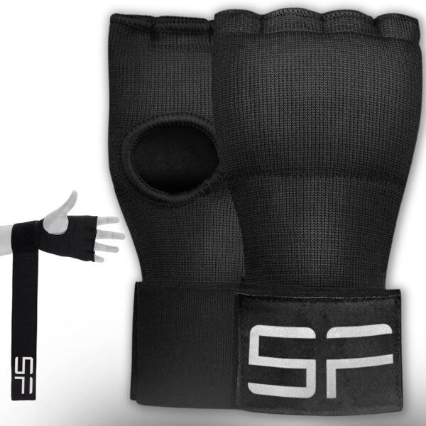 Shadowfit® Gel Boxing Hand Wraps Inner Gloves for Training: Pair of Wrist & Hand Wraps for Men Women - MMA Kickboxing Punching Gear Home Equipment, Mayweather Boxing & Fitness