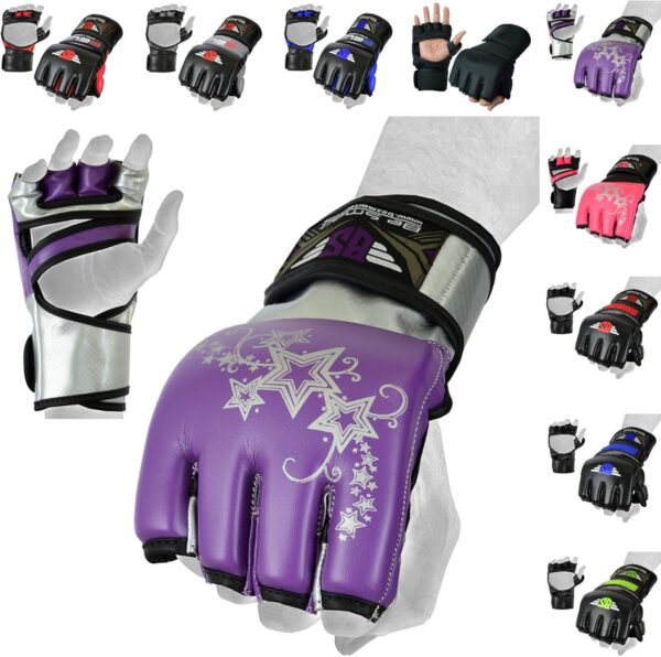 MMA Gloves, UFC Kickboxing Gloves, MMA Sparring Gloves, MMA Training Equipment, Fighting Gloves for Mixed Martial-Arts, MMA Training Gloves Adults Men & Women