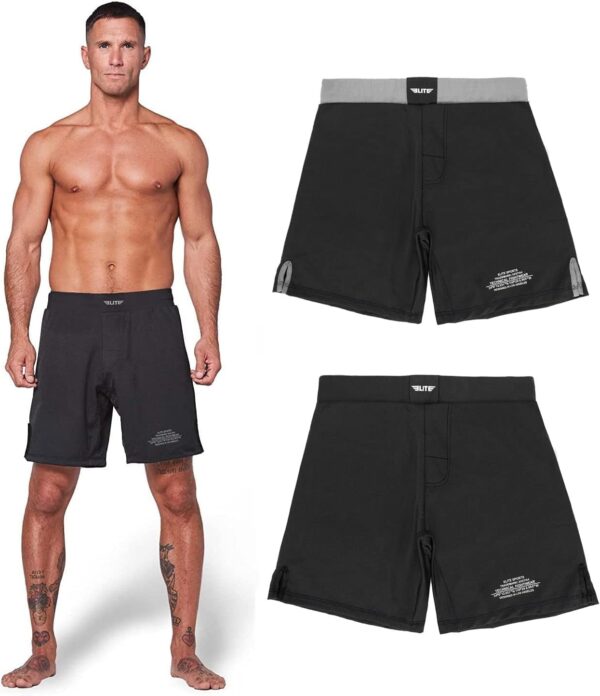 Jiu Jitsu BJJ Men’s MMA Fight Shorts, Black Jack UFC, BJJ, No Gi, Grappling, Jiu Jitsu Shorts