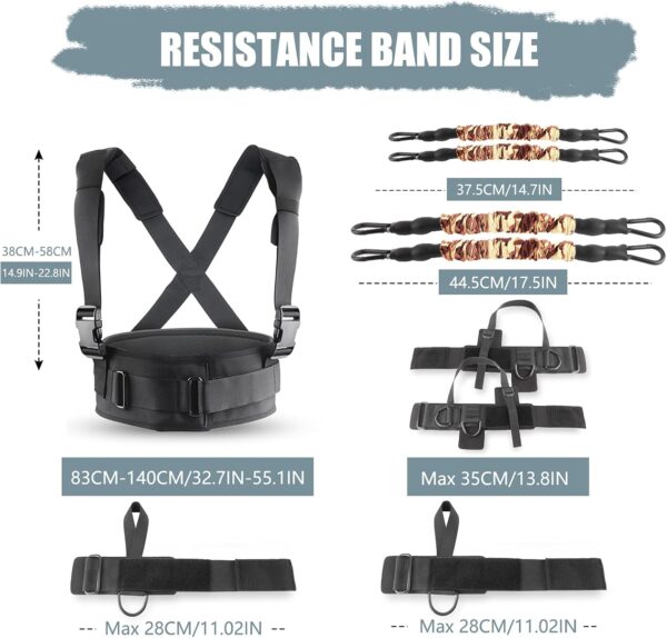 YNXing Speed Strength and Agility Resistance Bands
