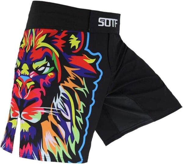 SOTF Men Breathable Running Shorts MMA Boxing Fitness Sports Shorts