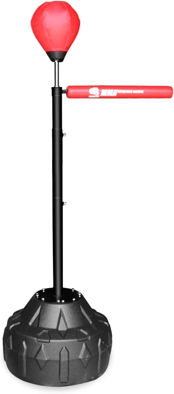 INNOLIFE Boxing Bar, MMA Boxing Speed Trainer Ripid Spinning Bar with Punch Head & Punch Bag, Boxing Equipment for Home, Gym